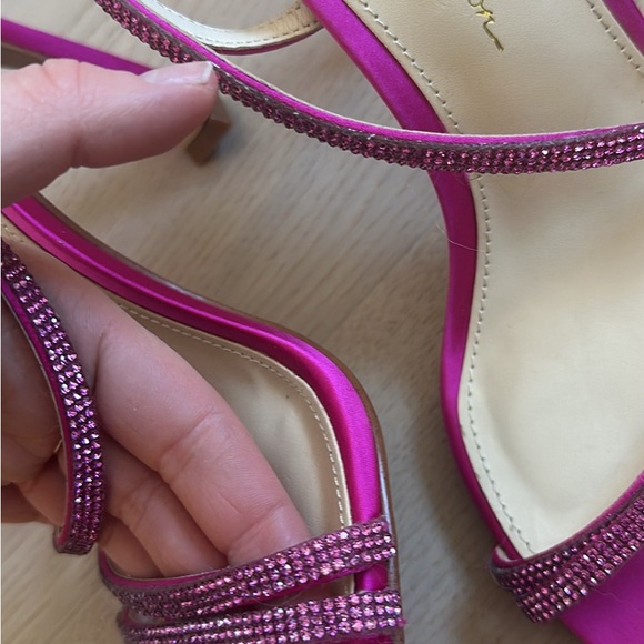Jessica Simpson Pyine Heels in Bright Pink - 7 - Picture 3 of 10